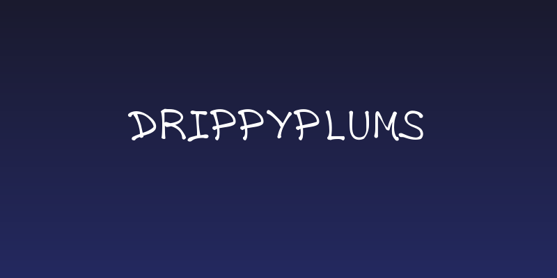 DrippyPlums Social Header