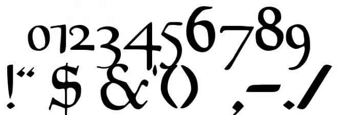 Drips Regular Font OTHER CHARS