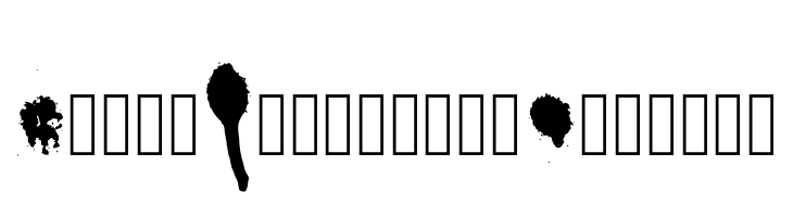 Drips Splatters Regular Font