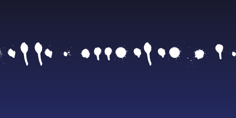 Drips Splatters Regular Social Header