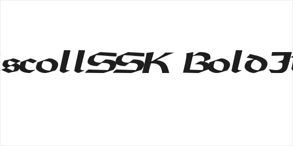 DriscollSSK BoldItalic Logo