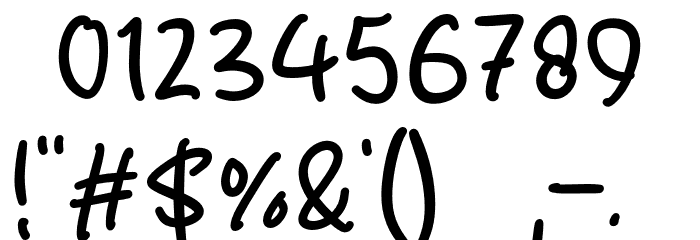 Dristan Story Font OTHER CHARS