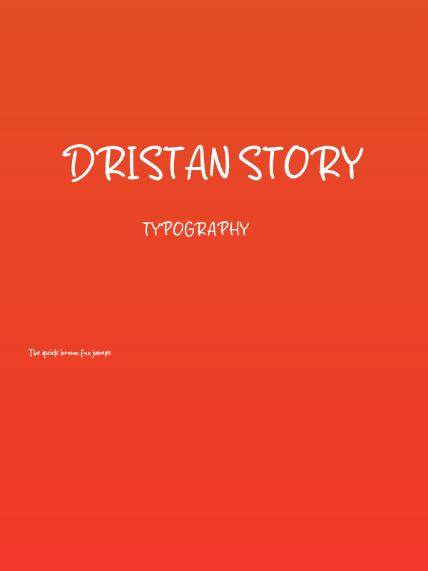 Dristan Story Poster