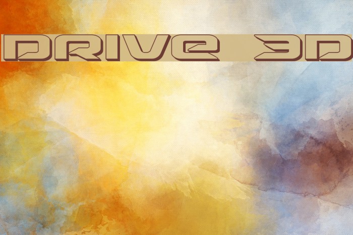 Drive 3D Example 3