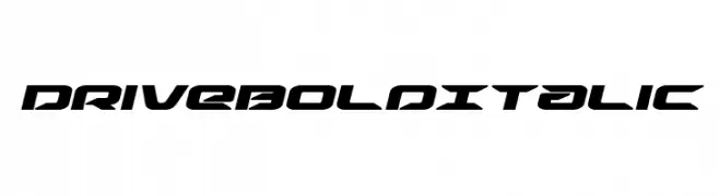 Drive Bold Italic  baixar fontes gratis