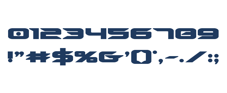 Drive Bold Other Characters