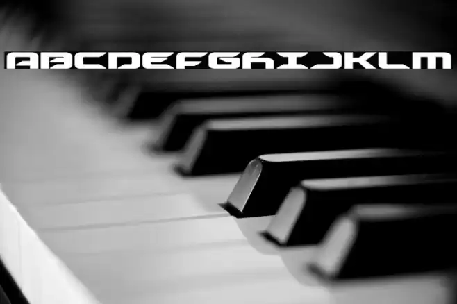 Drive Bold Font examples