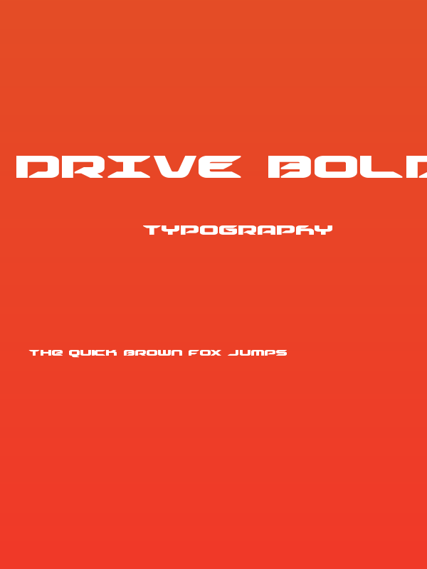 Drive Bold Poster