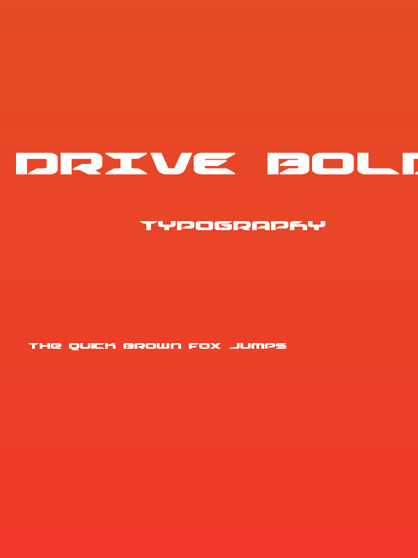 Drive Bold Poster