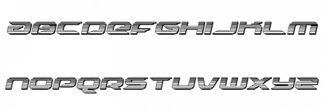 Drive Chrome Italic Caratteri MINUSCOLO