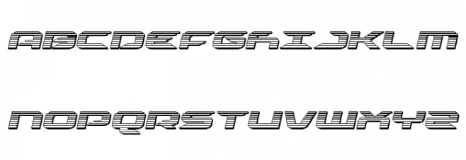 Drive Chrome Italic Fuentes MAYÚSCULAS
