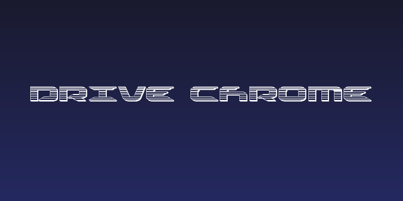 Drive Chrome Social Header