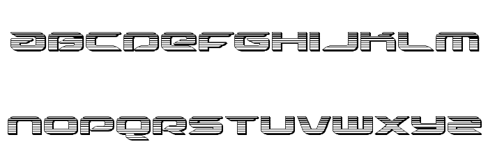 Drive Chrome Font LOWERCASE