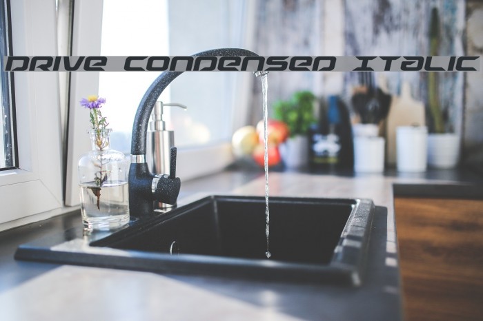 Drive Condensed Italic Example 2