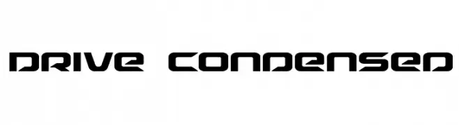 Drive Condensed  Descarca Fonturi Gratis