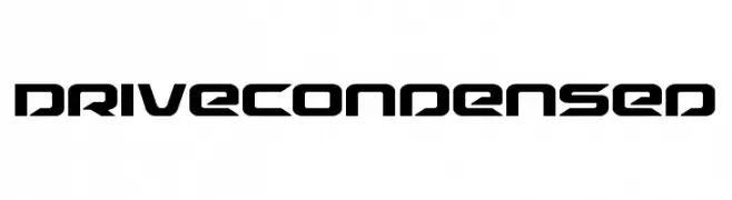 Drive Condensed  baixar fontes gratis