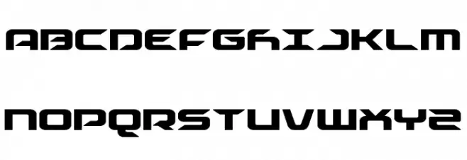 Drive Condensed Schriftart Groß