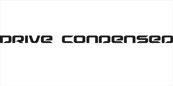 Drive Condensed Logo