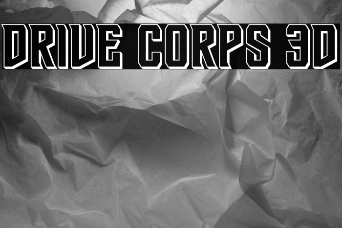 Drive Corps 3D Example 1