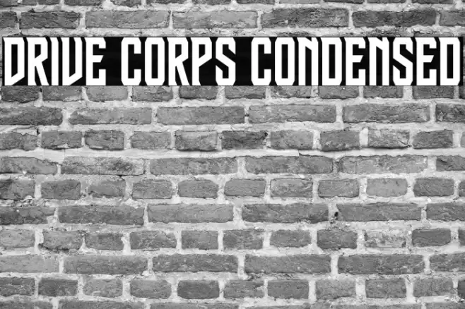 Drive Corps Condensed Example 2