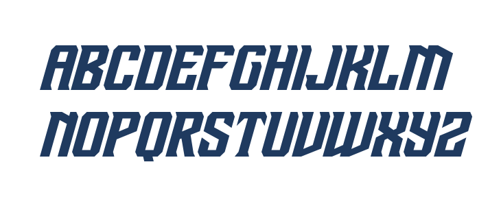 Drive Corps Expanded Italic Lowercase