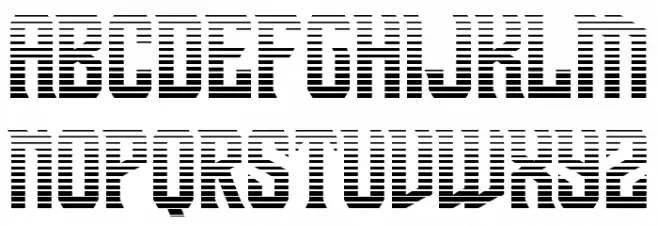 Drive Corps Gradient Font Litere mici