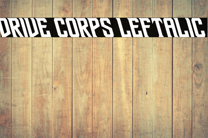 Drive Corps Leftalic Example 2