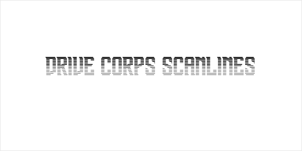 Drive Corps Scanlines Logo