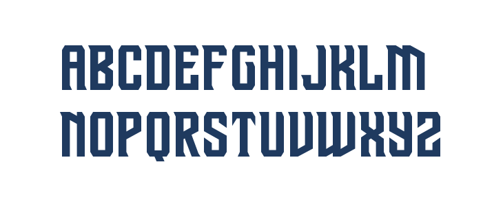 Drive Corps Spaced Lowercase