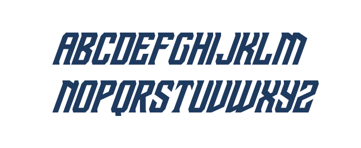 Drive Corps Super-Italic Lowercase