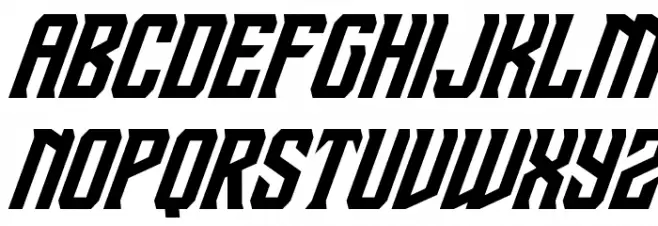Drive Corps Super-Italic Caratteri MINUSCOLO