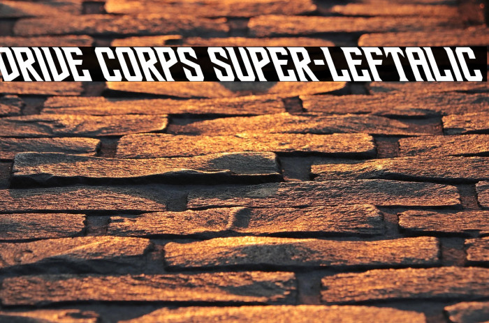 Drive Corps Super-Leftalic Example 3