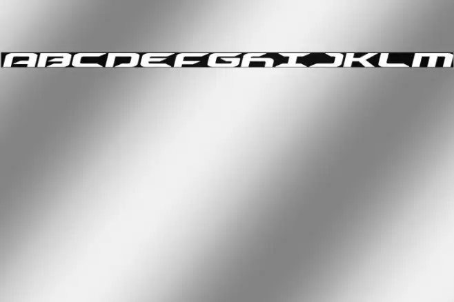 Drive Expanded Italic Font examples