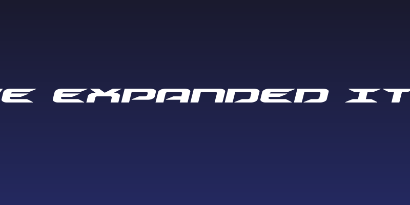 Drive Expanded Italic Social Header