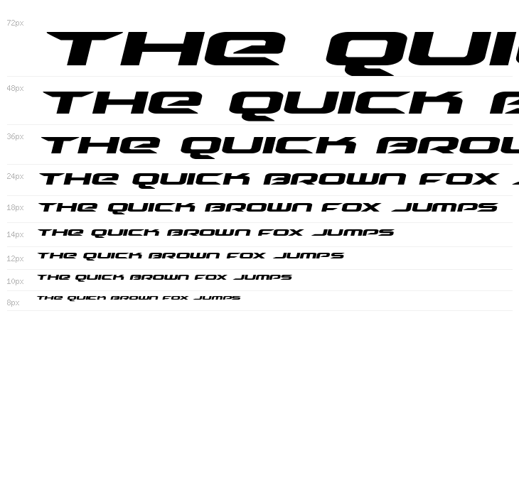 Drive Expanded Italic Waterfall