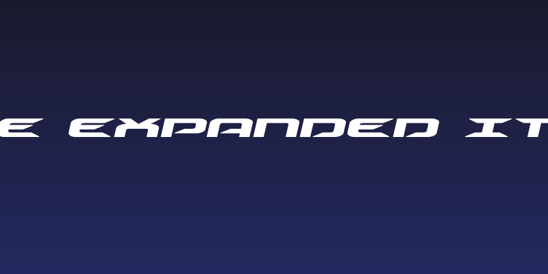 Drive Expanded Italic Social Header