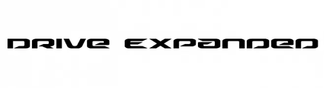 Drive Expanded  Descarca Fonturi Gratis