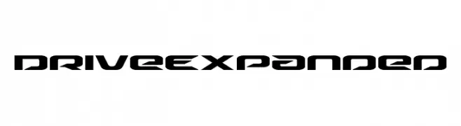 Drive Expanded  Скачать бесплатные шрифты