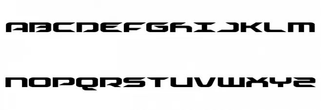 Drive Expanded Schriftart Groß