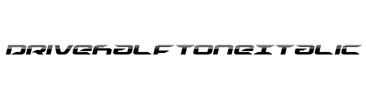 Drive Halftone Italic  नि: शुल्क फ़ॉन्ट्स डाउनलोड