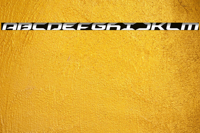 Drive Halftone Italic Example 1