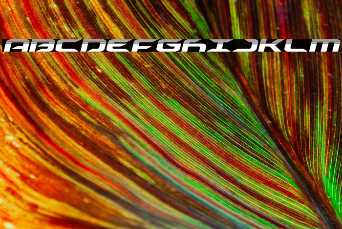 Drive Halftone Italic Example 3