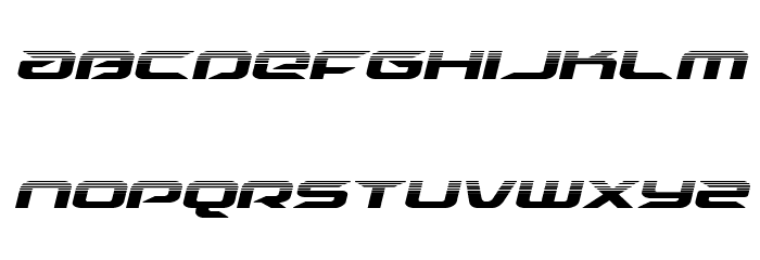 Drive Halftone Italic Font LOWERCASE