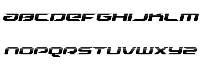 Drive Halftone Italic Font LOWERCASE