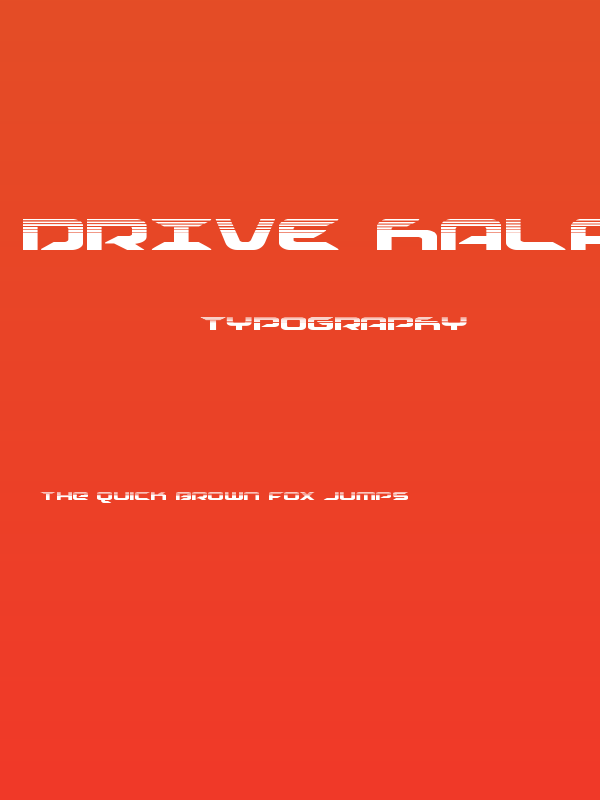 Drive Halftone Poster