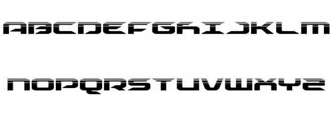 Drive Halftone Font Litere mari