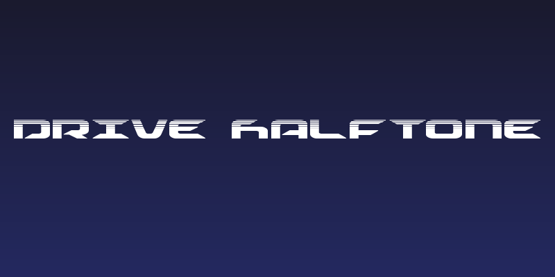 Drive Halftone Social Header