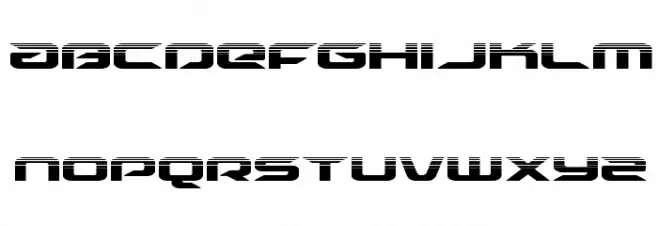 Drive Halftone 字体 小写