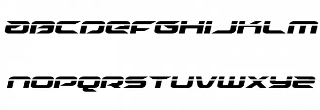 Drive Laser Italic Caratteri MINUSCOLO