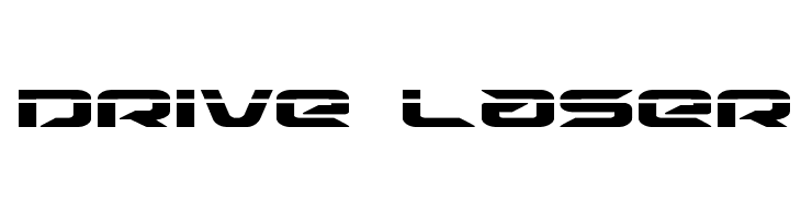 Drive Laser  Fuentes Gratis Descargar